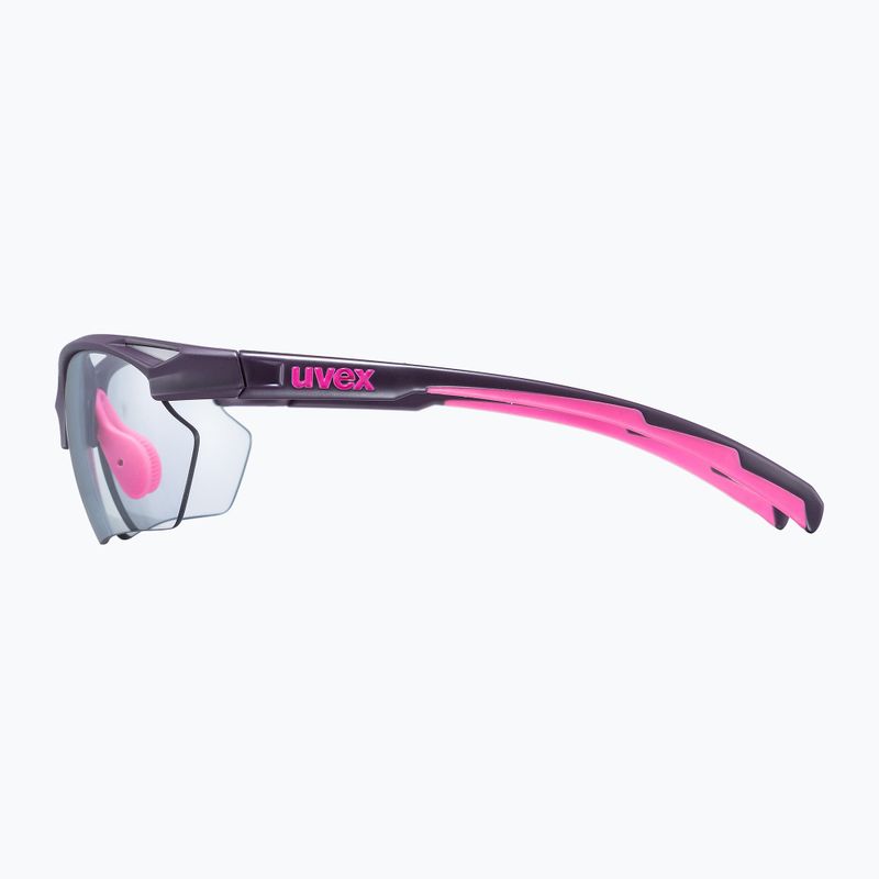 Akiniai nuo saulės UVEX Sportstyle 802 Small V  purple pink matt/smoke 4