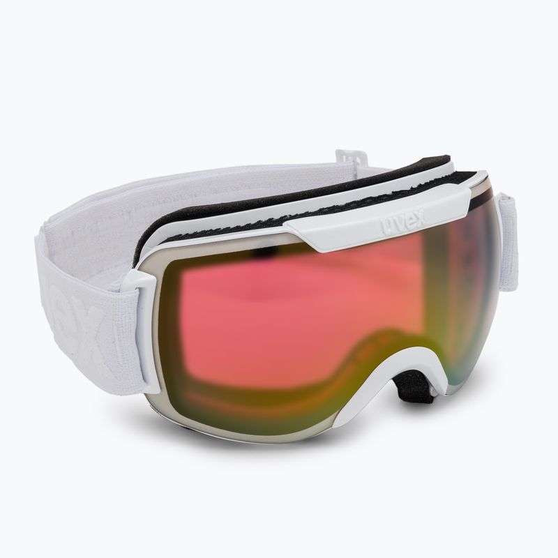 Slidinėjimo akiniai UVEX Downhill 2000 FM white/mirror pink rose 55/0/115/12