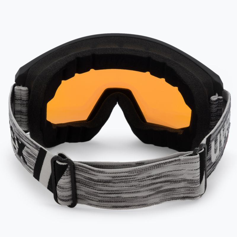 Slidinėjimo akiniai UVEX Athletic FM black mat/mirror green lasergold lite 55/0/520/22 3