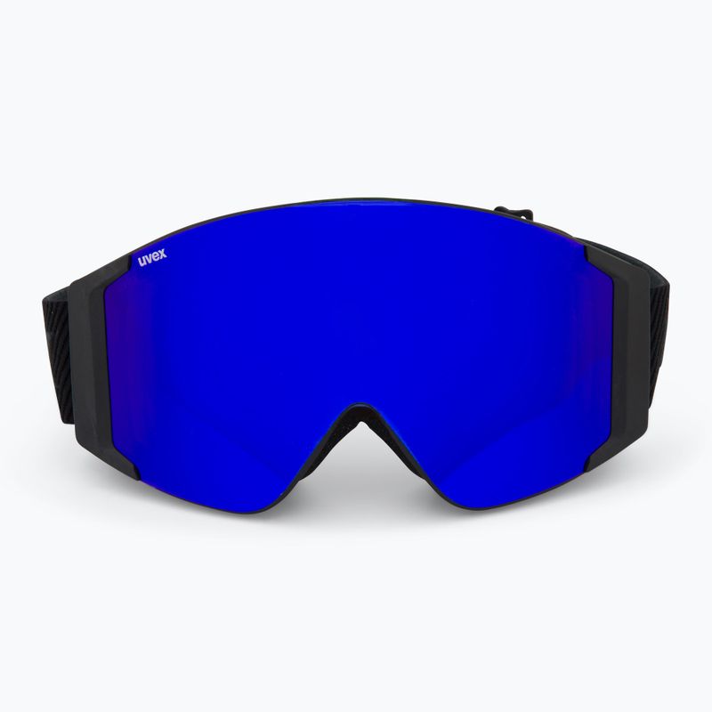 Slidinėjimo akiniai UVEX G.gl 3000 TO black matt/mirror blue/lasergold lite/clear 2