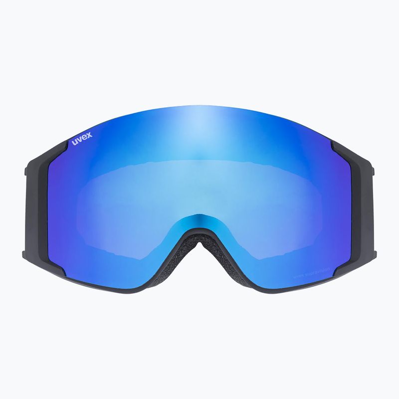 Slidinėjimo akiniai UVEX G.gl 3000 TO black matt/mirror blue/lasergold lite/clear 6