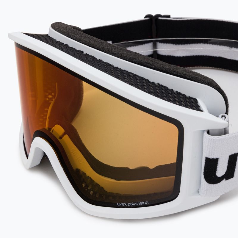 UVEX slidinėjimo akiniai G.gl 3000 P white mat/polavision brown clear 55/1/334/10 5