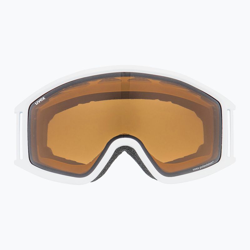 UVEX slidinėjimo akiniai G.gl 3000 P white mat/polavision brown clear 55/1/334/10 7
