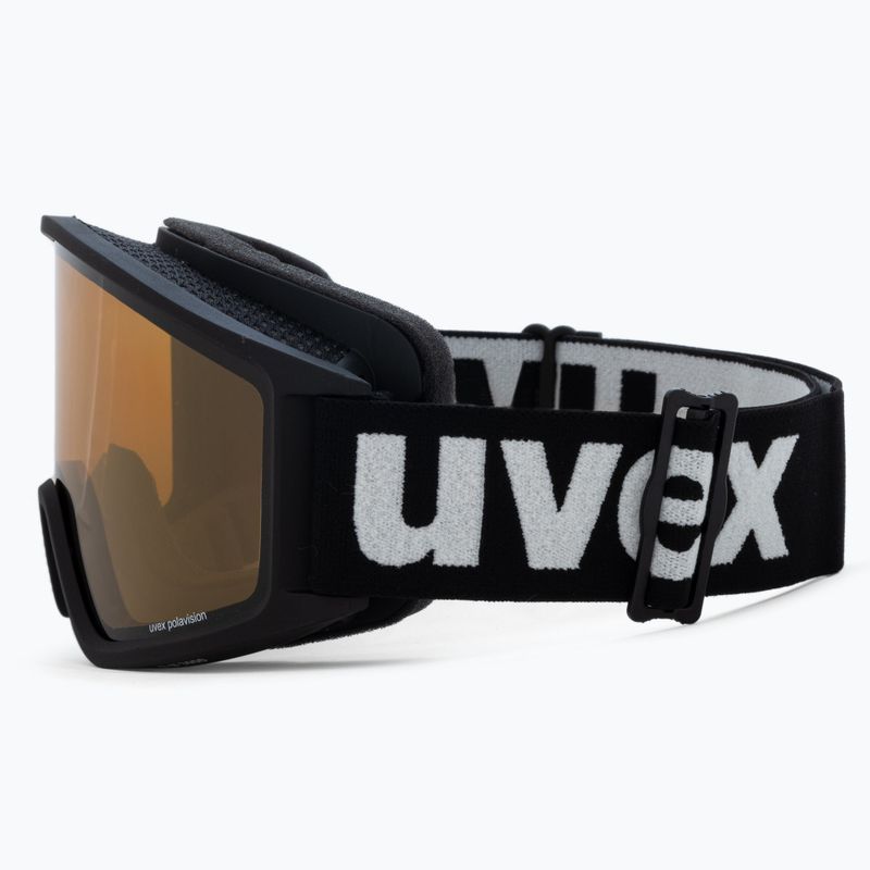 UVEX slidinėjimo akiniai G.gl 3000 P black mat/polavision brown clear 55/1/334/20 4