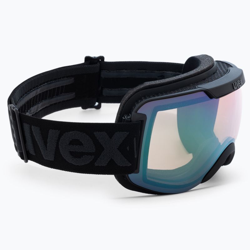 Slidinėjimo akiniai UVEX Downhill 2000 V black/mirror green variomatic 55/0/123/21