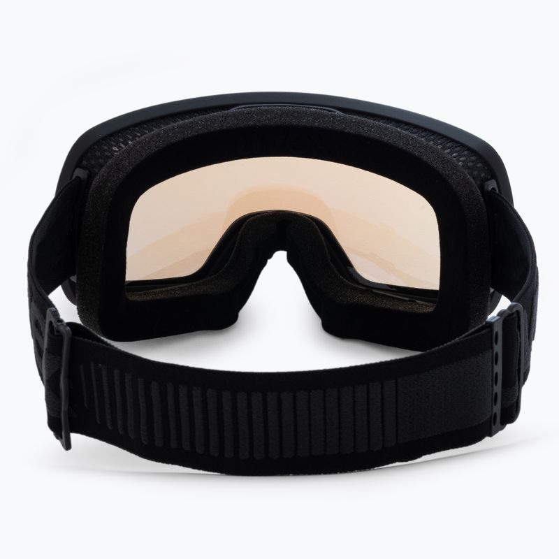 Slidinėjimo akiniai UVEX Compact V black matt/mirror blue variomatic 55/0/142/20 3