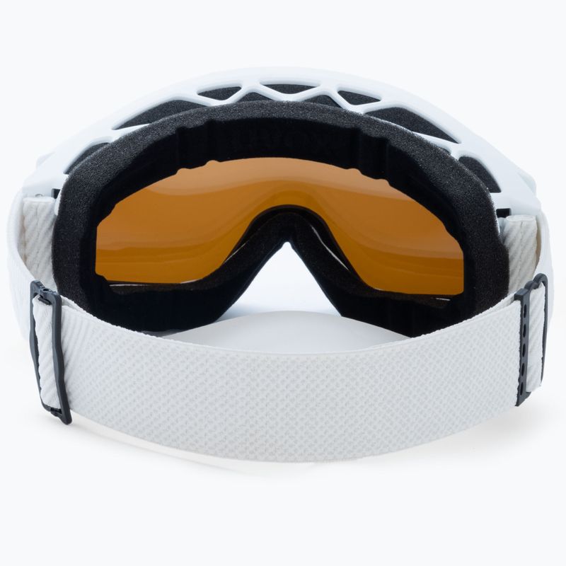 UVEX slidinėjimo akiniai G.gl 3000 TO white mat/mirror silver/lasergold lite/clear 55/1/331/11 3