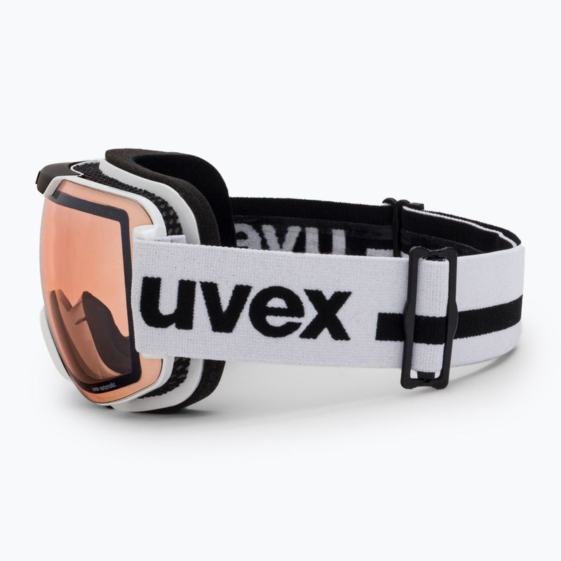 Slidinėjimo akiniai UVEX Downhill 2000 V white/mirror silver variomatic 55/0/123/11 4