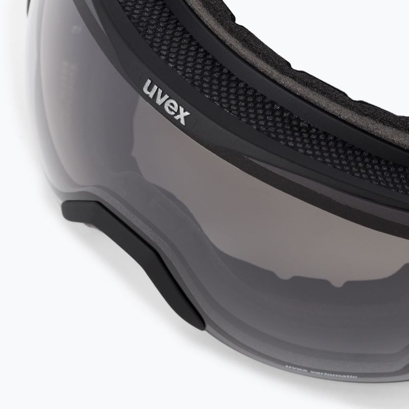 Slidinėjimo akiniai UVEX Downhill 2100 VPX black mat/variomatic polavision 55/0/390/2030 5
