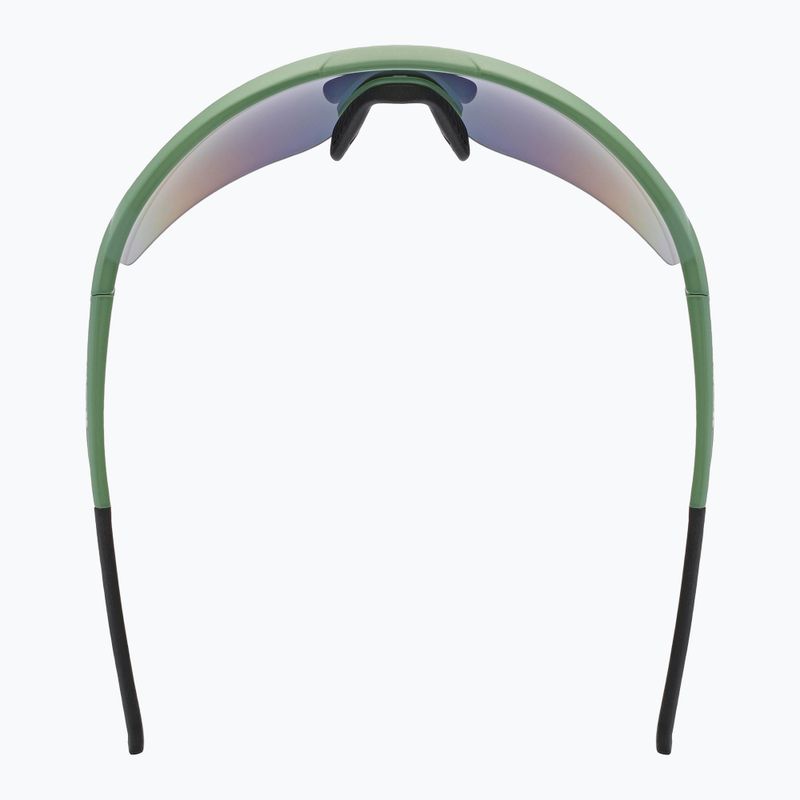 UVEX Sportstyle 227 olive mat/mirror red dviratininkų akiniai S5320667716 9