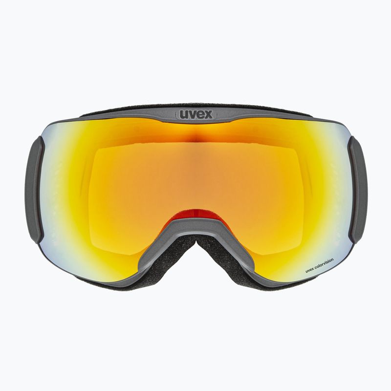 Slidinėjimo akiniai UVEX Downhill 2100 CV rhino matt/mirror orange orange 2