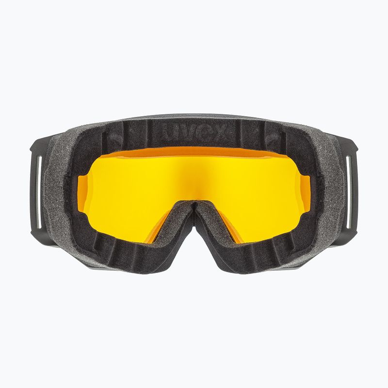 Slidinėjimo akiniai UVEX Athletic FM black mat/mirror green lasergold lite55/0/520/2330 8