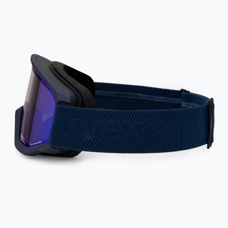 Slidinėjimo akiniai UVEX Athletic FM navy matt/mirror blue green 4