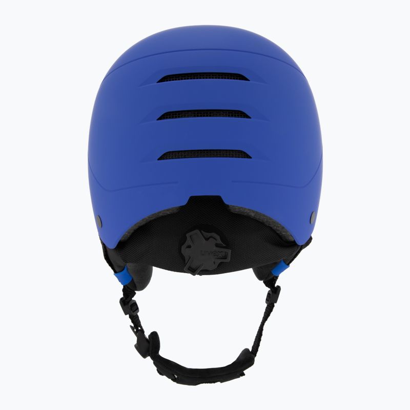 Vaikiškas slidinėjimo šalmas UVEX Rocket Visor Jr blue matt/mirror blue/smoke 4