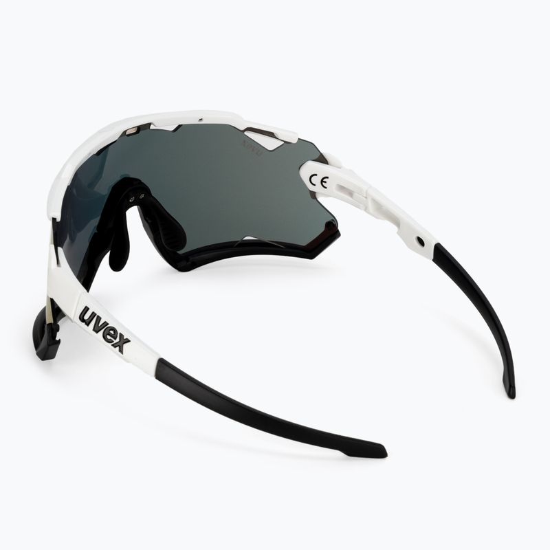 Dviračių akiniai UVEX Sportstyle 228 white black/mirror red 53/2/067/8206 2