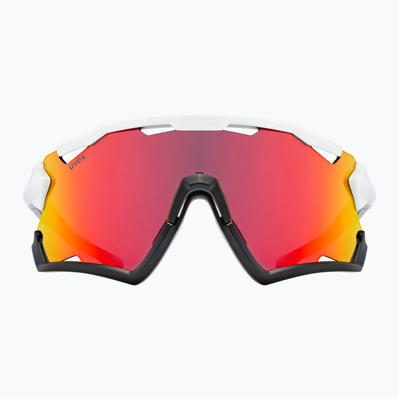 Dviračių akiniai UVEX Sportstyle 228 white black/mirror red 53/2/067/8206 7