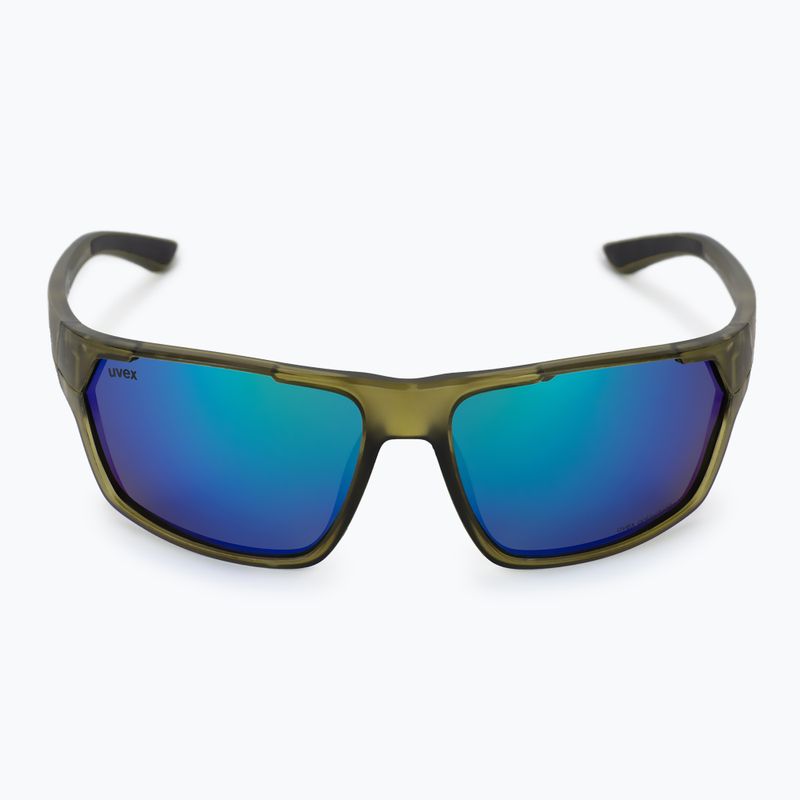 UVEX Sportstyle 233 P žali matiniai/poliariniai veidrodiniai žali dviratininkų akiniai S5320977770 3