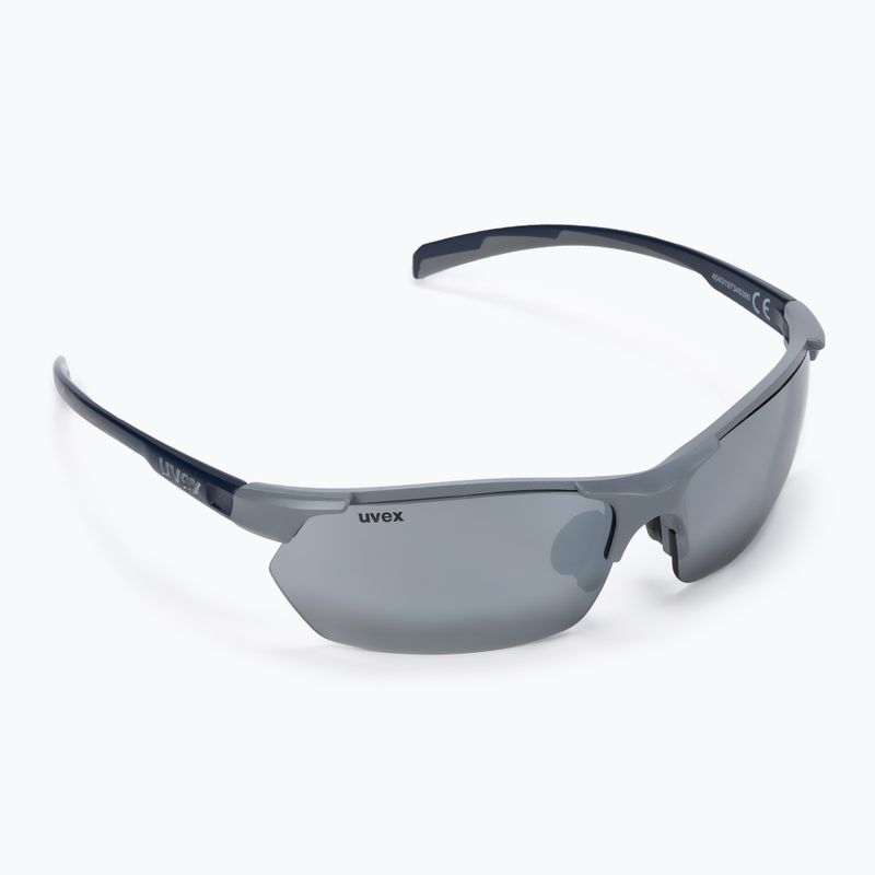 UVEX Sportstyle 114 rhino deep space mat/litemirror silver/litemirror orange/clear akiniai nuo saulės 53/0/939/5416
