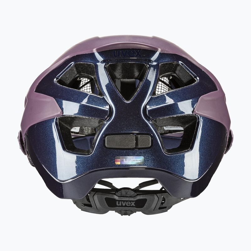 Dviračio šalmas UVEX Quatro Integrale plum/deep space matt 3