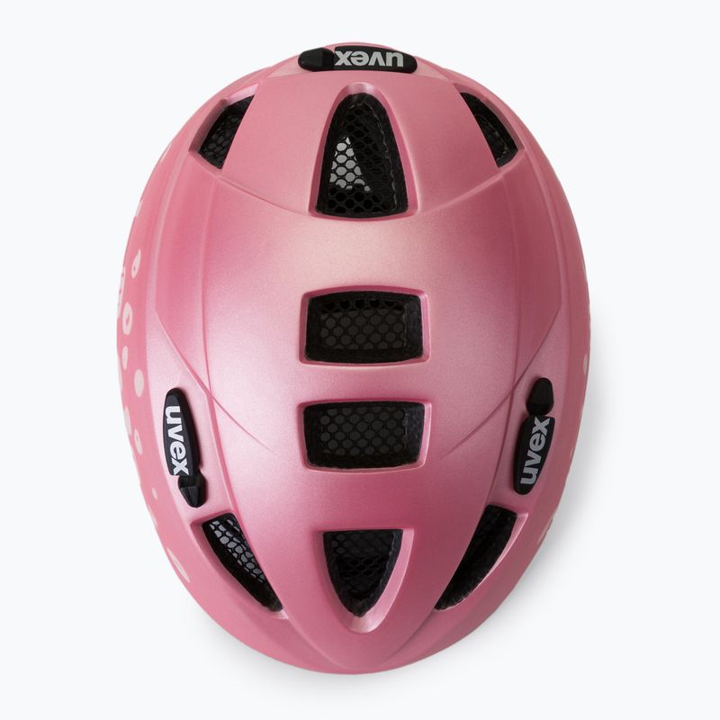 Vaikiškas dviratininko šalmas UVEX Kid 2 CC Pink S4149820715 6