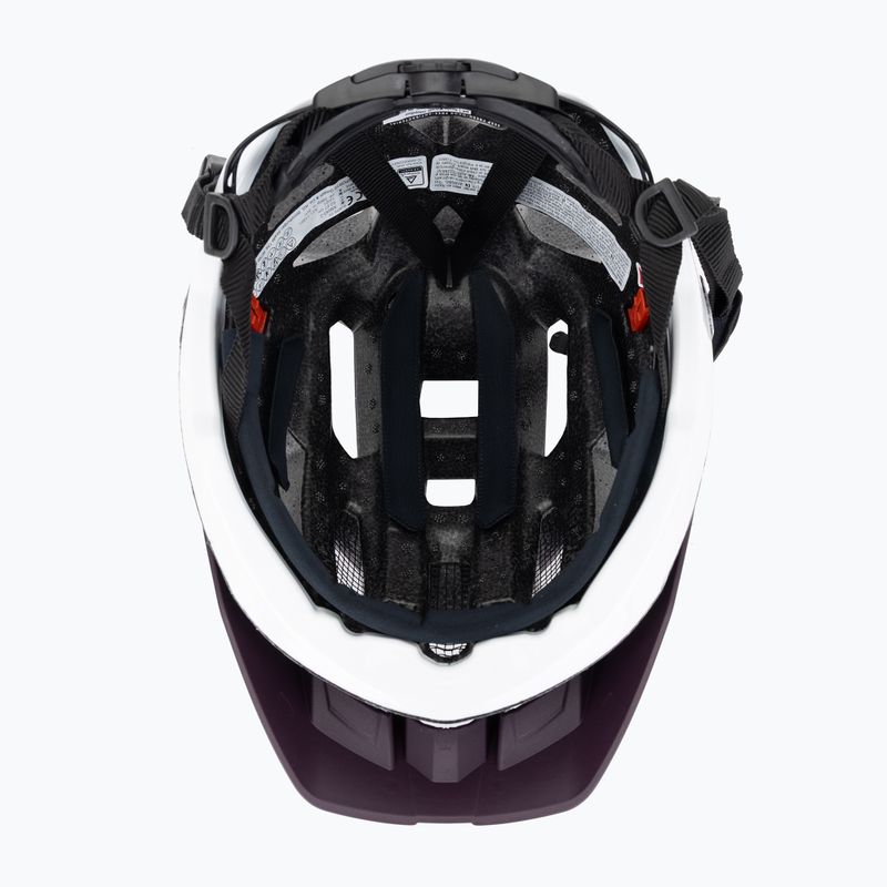 Dviračio šalmas UVEX Quatro CC plum/white matt 5