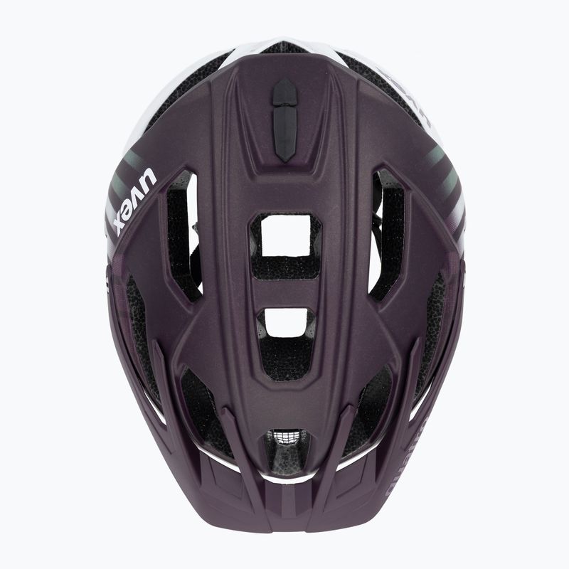 Dviračio šalmas UVEX Quatro CC plum/white matt 6