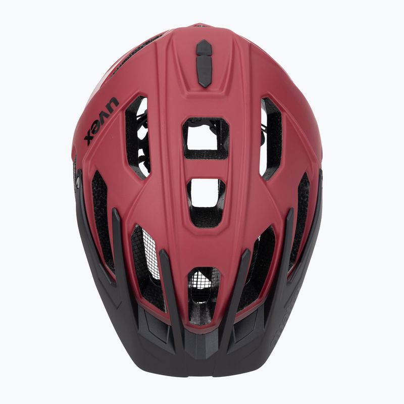 Dviračio šalmas UVEX Quatro CC red/black matt 6