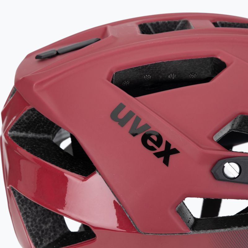 Dviračio šalmas UVEX Quatro CC red/black matt 7