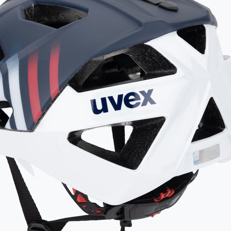 Dviračio šalmas UVEX Quatro CC deep space/white matt 7