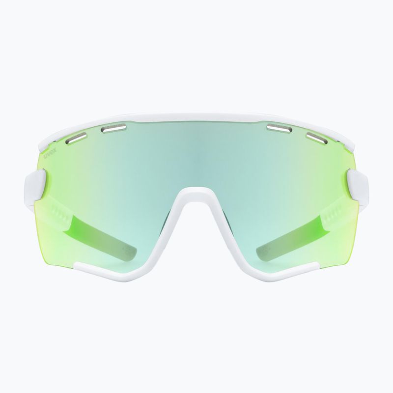 Akiniai nuo saulės UVEX Sportstyle 236 Set white matt/mirror green/clear 2