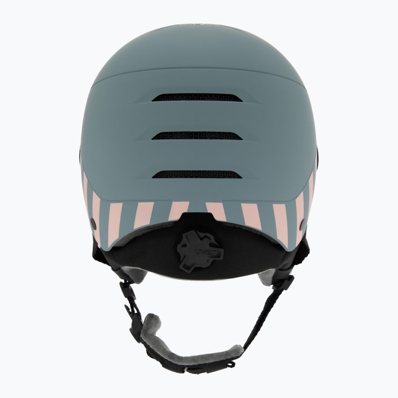 Vaikiškas slidinėjimo šalmas UVEX Rocket Visor Jr rhino/blush matt/mirror silver/lasergold lite 4