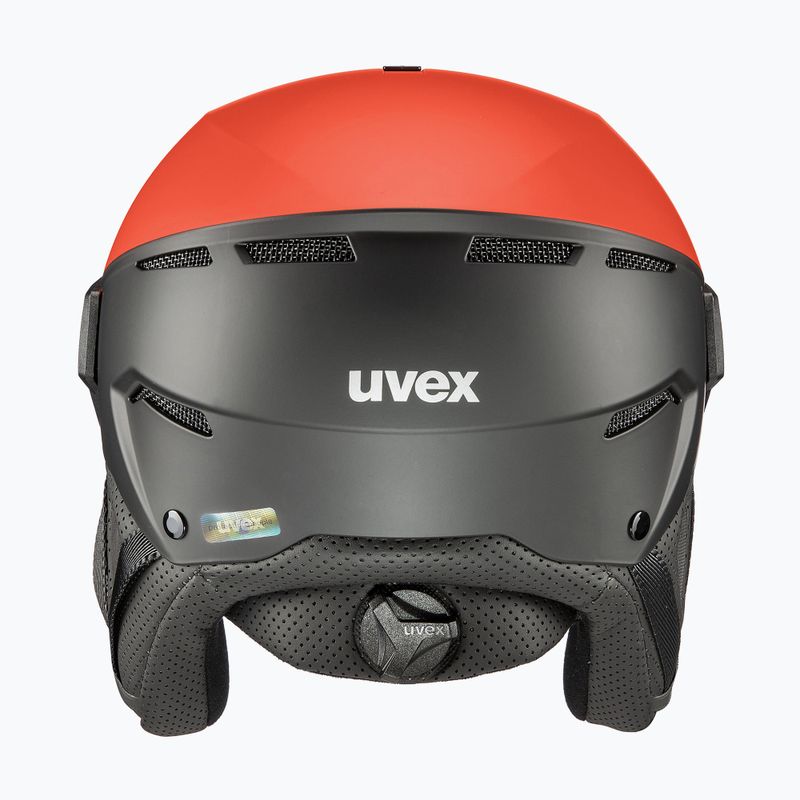 Slidinėjimo šalmas UVEX Instinct Visor black/red 56/6/260/7005 12