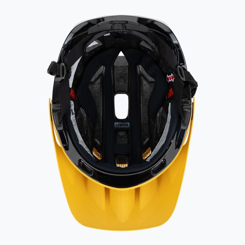 Dviračio šalmas UVEX Quatro Integrale sunbee/black 5