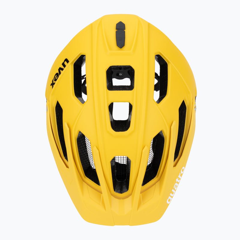 Dviračio šalmas UVEX Quatro CC sunbee/white matt 6