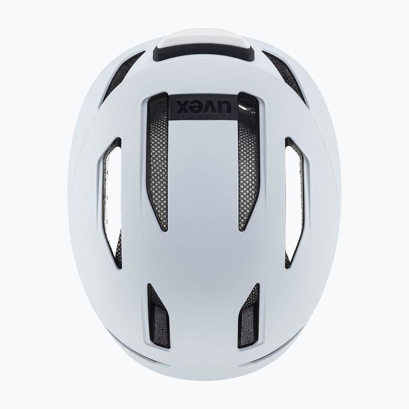 Dviratininko šalmas UVEX Urban Planet LED baltas 41/0/065/02/17 9