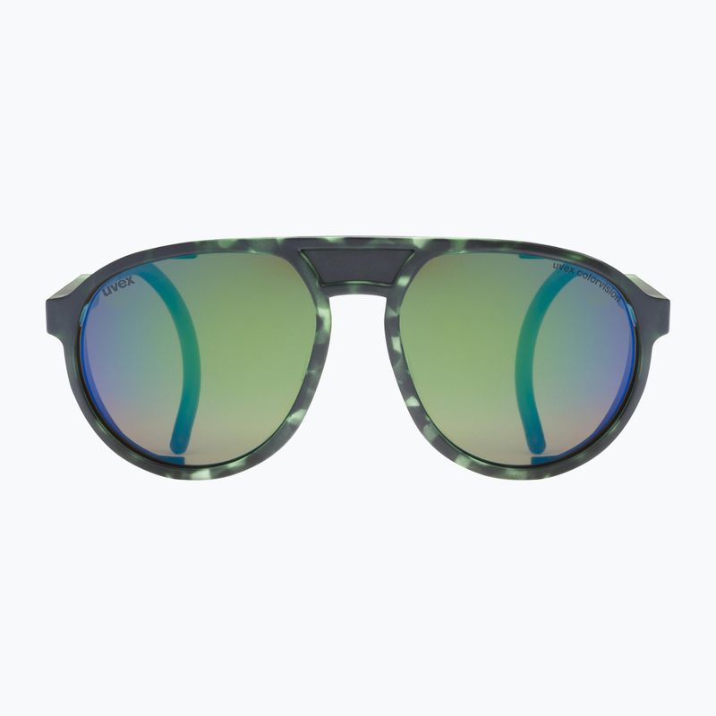 UVEX Mtn Classic CV green mat tortoise/mirror green akiniai nuo saulės 53/3/034/7770 2
