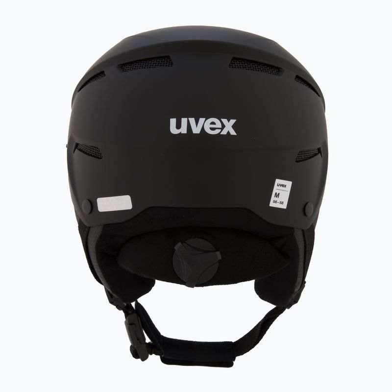 Slidinėjimo šalmas UVEX Instinct Visor PRO V black matt/silver/silver 3