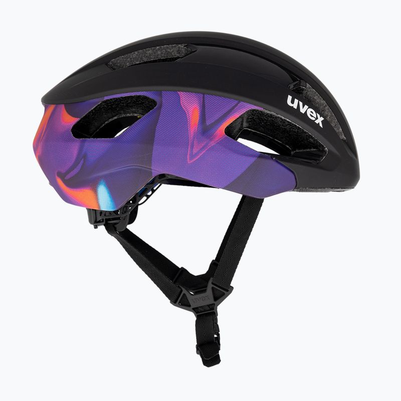 Dviračių šalmas UVEX Rise Pro MIPS black/galaxy matt 4