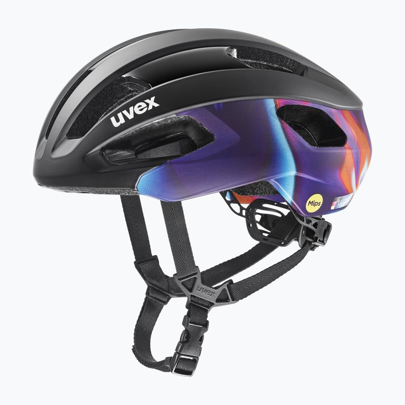 Dviračių šalmas UVEX Rise Pro MIPS black/galaxy matt 6
