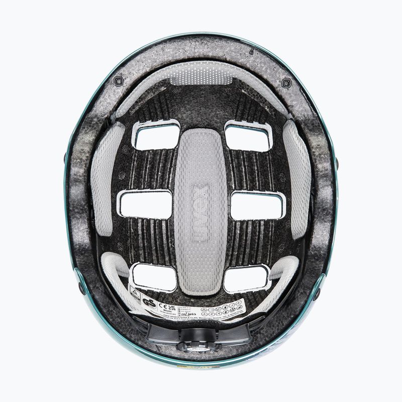 Vaikiškas šalmas UVEX Kid 3 teal / silver 4