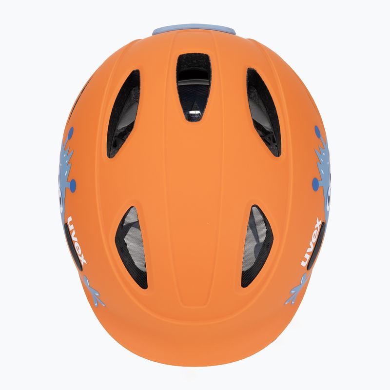 UVEX Oyo Style monster papaya matinis vaikiškas dviratininko šalmas 6