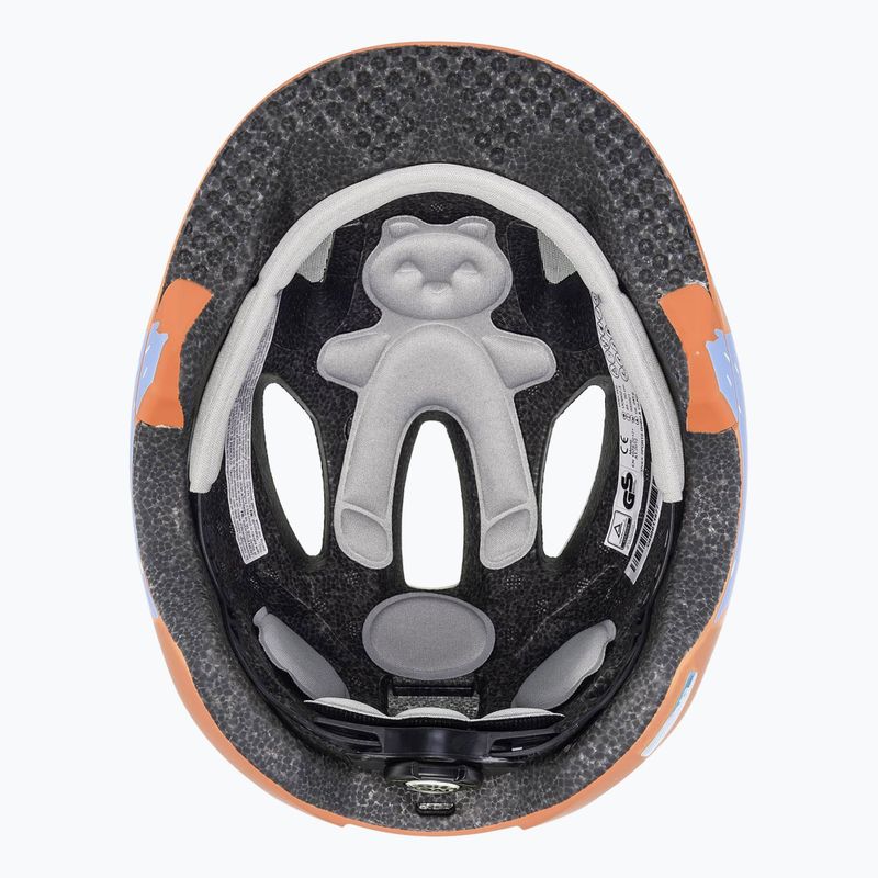 UVEX Oyo Style monster papaya matinis vaikiškas dviratininko šalmas 5