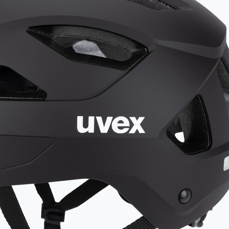 UVEX dviratininko šalmas Stride juodas matinis 7