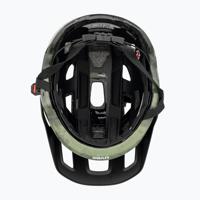 Dviračių šalmas UVEX React MIPS moss green/black matt 5