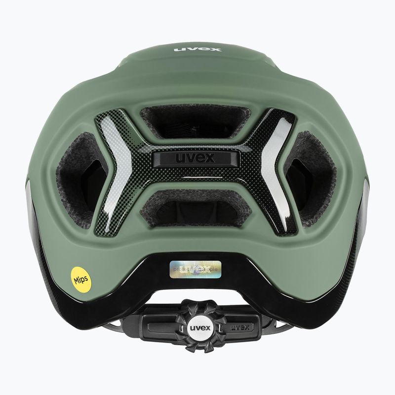 Dviračių šalmas UVEX React MIPS moss green/black matt 9