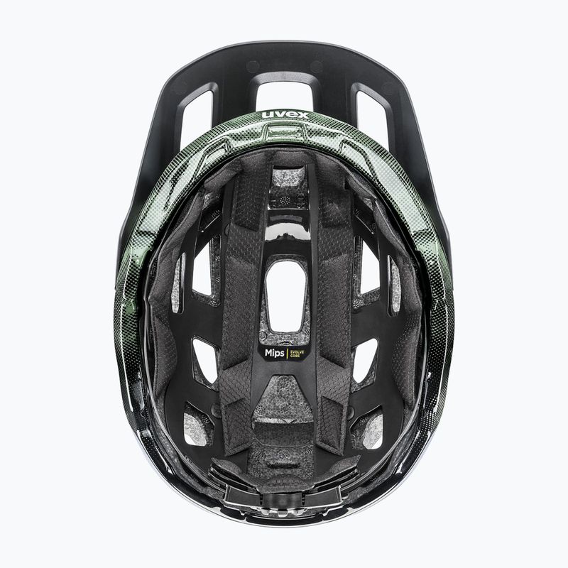 Dviračių šalmas UVEX React MIPS moss green/black matt 10