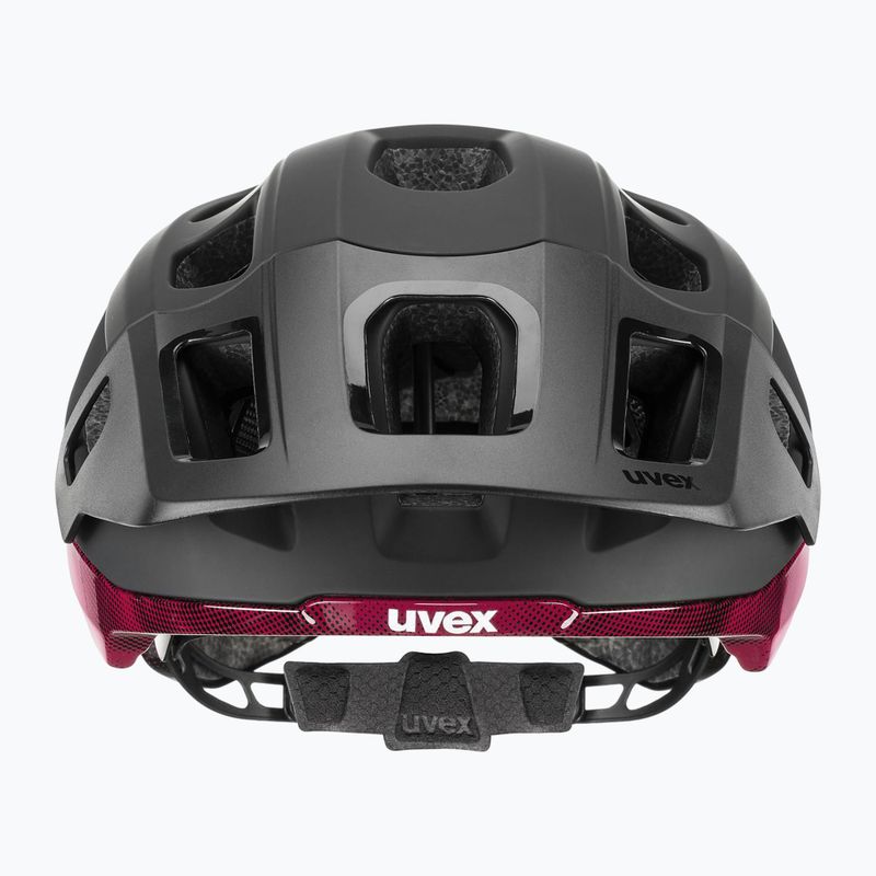 Dviračių šalmas UVEX React MIPS black/ruby red matt 7