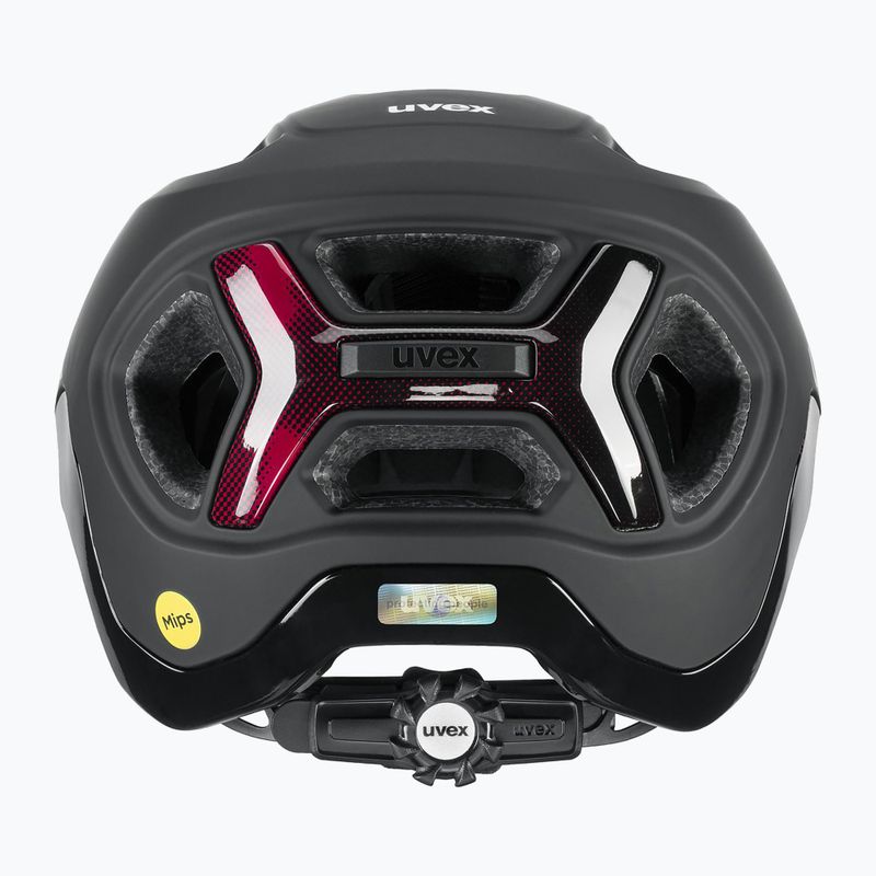 Dviračių šalmas UVEX React MIPS black/ruby red matt 8