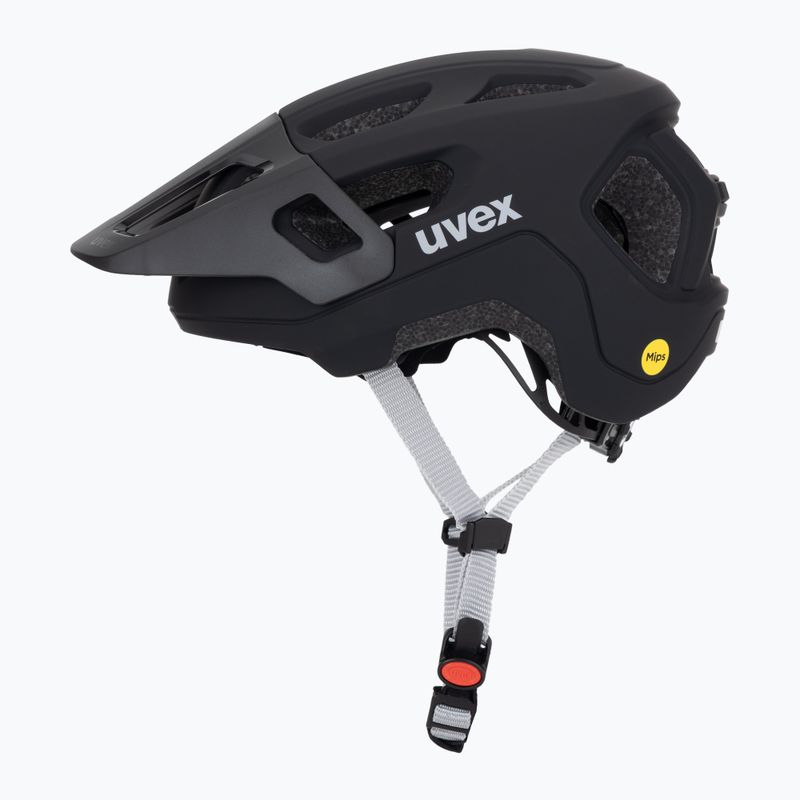 Vaikiškas dviratininko šalmas UVEX React MIPS Jr black matte 3