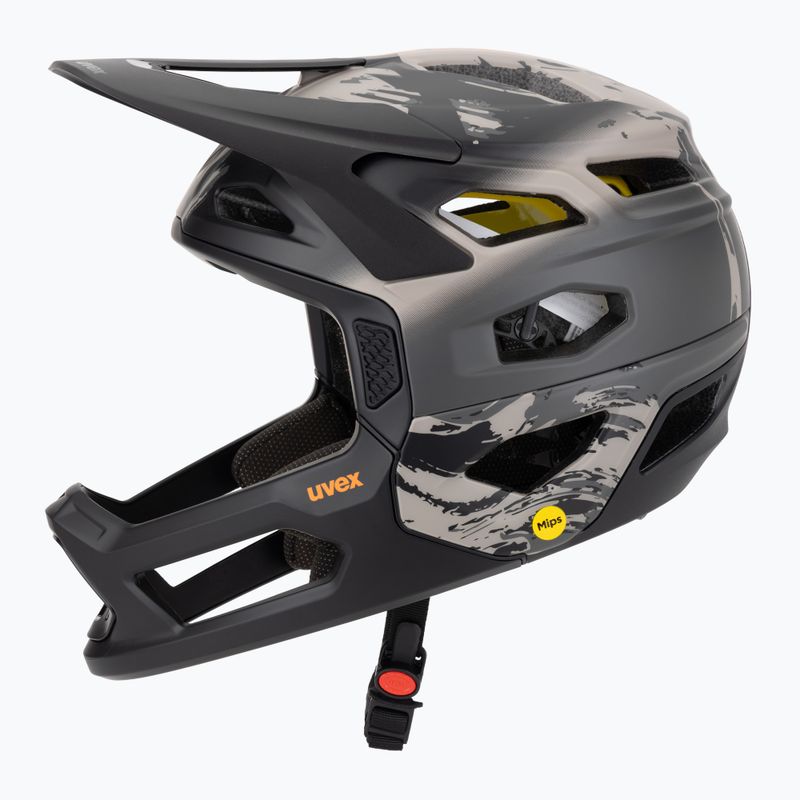Dviračio šalmas UVEX Revolt MIPS oak brown/orange matt 3